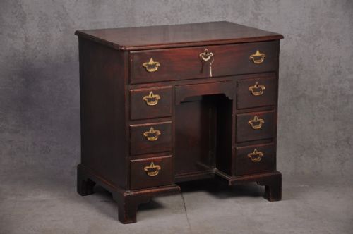18TH CENTURY MAHOGANY SECRETAIRE KNEEHOLE DESK - ADDITIONAL PHOTO 7