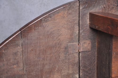 LARGE 17TH CENTURY OAK DROP LEAF TABLE - ADDITIONAL PHOTO 5