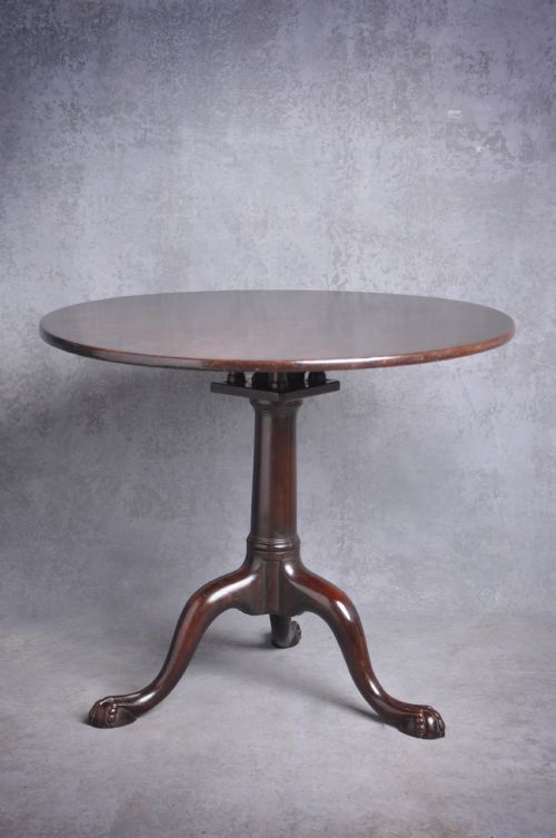 MID 18TH CENTURY MAHOGANY TRIPOD - ADDITIONAL PHOTO 1