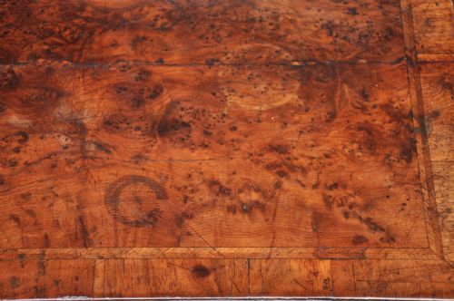 EARLY 18TH CENTURY BURR YEW WOOD LOWBOY - ADDITIONAL PHOTO 4