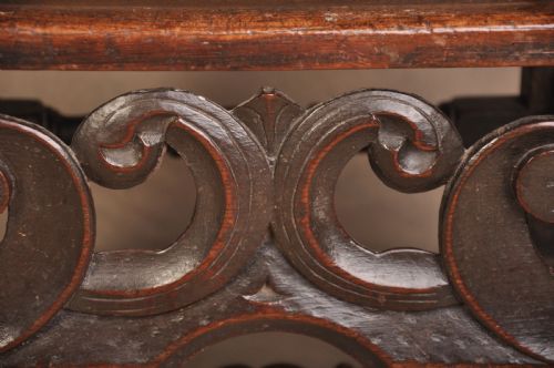CHARLES II OAK ARM CHAIR - ADDITIONAL PHOTO 6