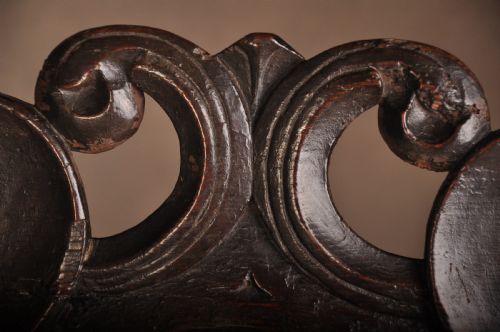 CHARLES II OAK ARM CHAIR - ADDITIONAL PHOTO 7