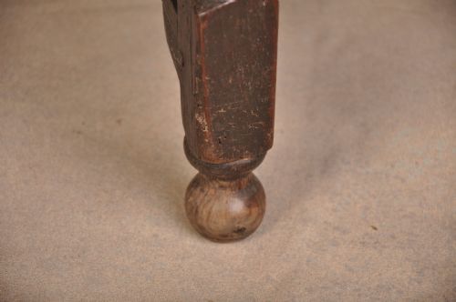 CHARLES II OAK ARM CHAIR - ADDITIONAL PHOTO 8