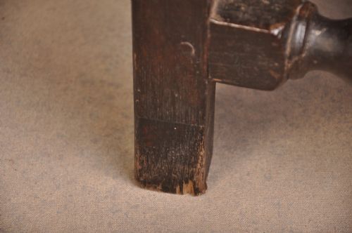 CHARLES II OAK ARM CHAIR - ADDITIONAL PHOTO 9
