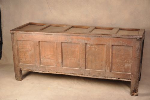 A DATED 17TH CENTURY OAK LAKELAND COFFER - ADDITIONAL PHOTO 10