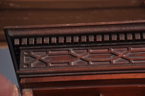 FINE 18TH CENTURY MAHOGANY BUREAU BOOKCASE - ADDITIONAL PHOTO 4
