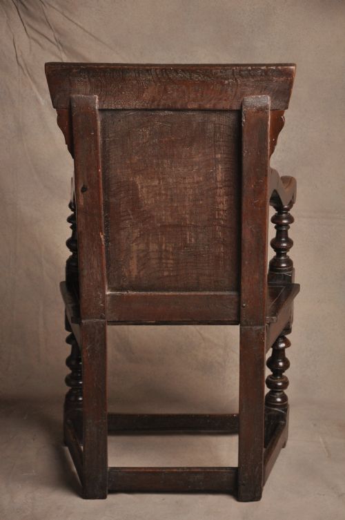 17TH CENTURY OAK WAINSCOT CHAIR - ADDITIONAL PHOTO 10