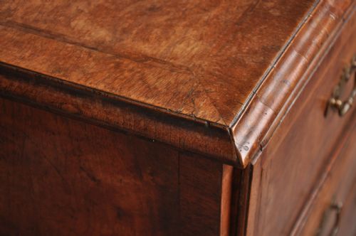 18TH CENTURY WALNUT SECRETAIRE CHEST OF DRAWERS - ADDITIONAL PHOTO 4