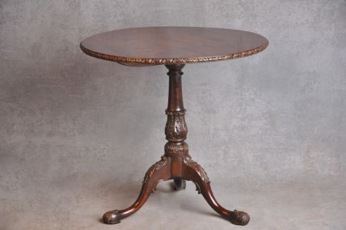 fine 18th century mahogany tripod table - CATEGORY: ANTIQUE TABLES - DATED 18TH CENTURY