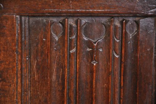 16TH CENTURY OAK COFFER - ADDITIONAL PHOTO 1