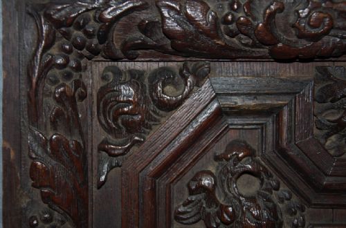 EARLY 17TH CENTURY CARVED DOOR - ADDITIONAL PHOTO 2