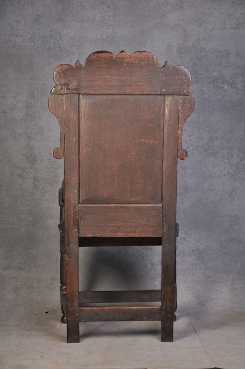 17TH CENTURY YORKSHIRE OAK WAINSCOT CHAIR - ADDITIONAL PHOTO 6