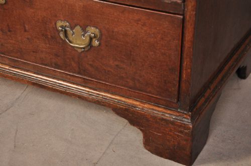 18TH CENTURY MAHOGANY CHEST OF DRAWERS - ADDITIONAL PHOTO 2