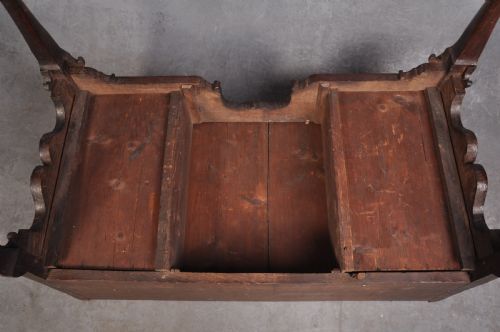 EARLY 18TH CENTURY OAK CHEST ON STAND - ADDITIONAL PHOTO 11