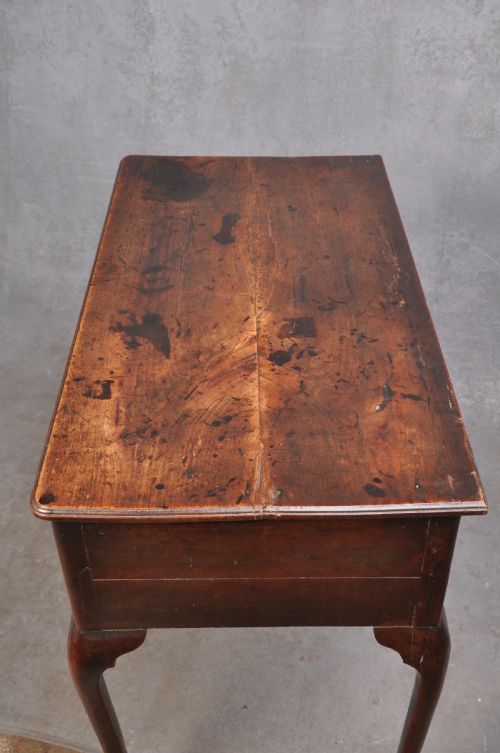 RARE 18TH CENTURY CHERRYWOOD LOWBOY - ADDITIONAL PHOTO 7