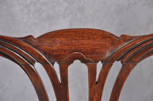 PAIR OF 18TH CENTURY MAHOGANY CHIPPENDALE SIDE CHAIRS - ADDITIONAL PHOTO 6