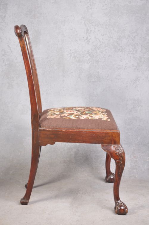 PAIR OF 18TH CENTURY MAHOGANY CHIPPENDALE SIDE CHAIRS - ADDITIONAL PHOTO 8