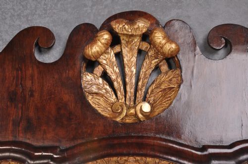 EARLY 18TH CENTURY WALNUT GILT WOOD PIER MIRROR - ADDITIONAL PHOTO 1