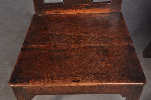 PAIR OF EARLY 18TH CENTURY OAK SIDE CHAIRS - ADDITIONAL PHOTO 2
