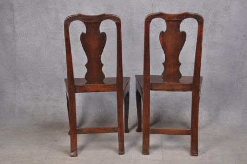 PAIR OF EARLY 18TH CENTURY OAK SIDE CHAIRS - ADDITIONAL PHOTO 11
