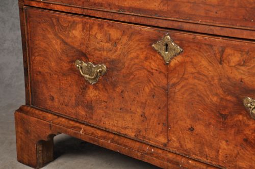 FINE EARLY 18TH CENTURY WALNUT CABINET ON CHEST - ADDITIONAL PHOTO 11