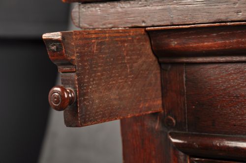 RARE 17TH CENTURY OAK BUREAU - ADDITIONAL PHOTO 12