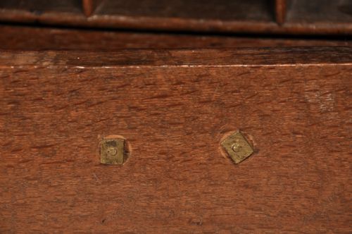 EARLY 18TH CENTURY OAK BUREAU BOOKCASE - ADDITIONAL PHOTO 12