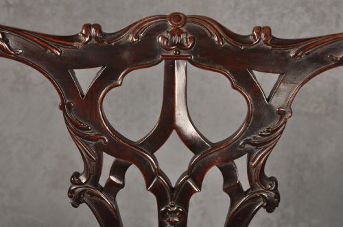 LARGE 19TH CENTURY IRISH MAHOGANY ARMCHAIR - ADDITIONAL PHOTO 6