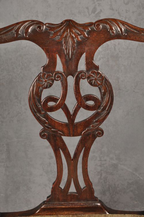 18TH CENTURY MAHOGANY CHIPPENDALE ARMCHAIR - ADDITIONAL PHOTO 3