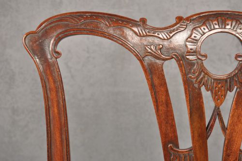 18TH CENTURY MAHOGANY CHIPPENDALE ARMCHAIR - ADDITIONAL PHOTO 3