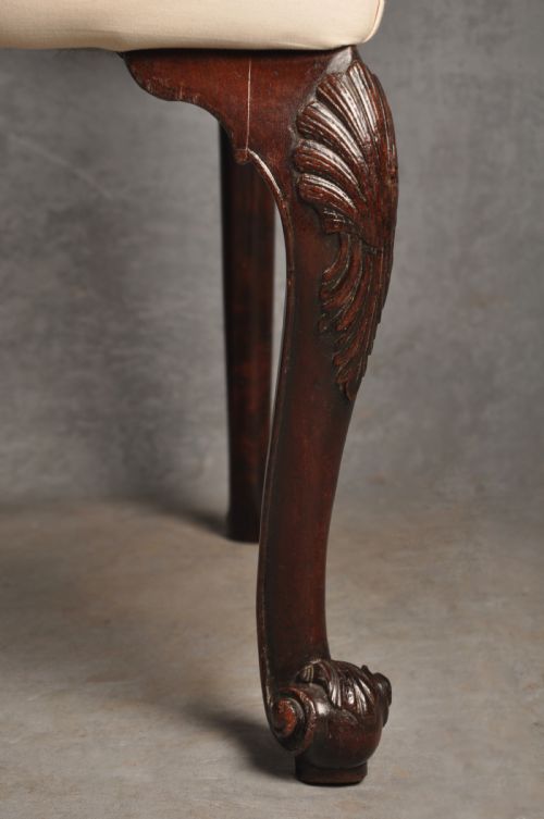 PAIR OF 18TH CENTURY MAHOGANY LADDERBACK CHAIRS - ADDITIONAL PHOTO 3