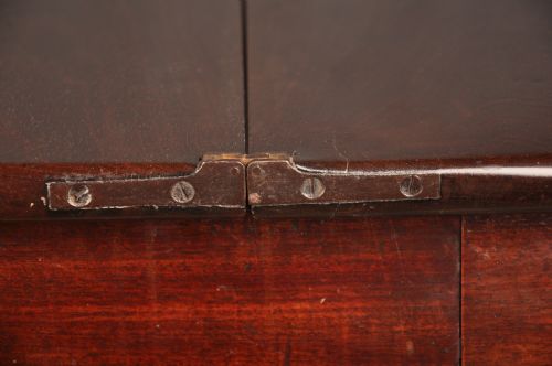 FINE 18TH CENTURY MAHOGANY CONCERTINA ACTION TEA TABLE - ADDITIONAL PHOTO 7