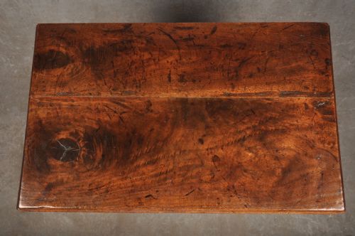 EARLY 18TH CENTURY RED WALNUT LOWBOY - ADDITIONAL PHOTO 7