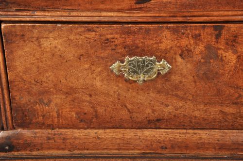EARLY 18TH CENTURY WALNUT CHEST ON STAND - ADDITIONAL PHOTO 7