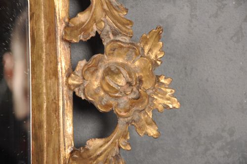 CHIPPENDALE STYLE GILTWOOD MIRROR - ADDITIONAL PHOTO 5