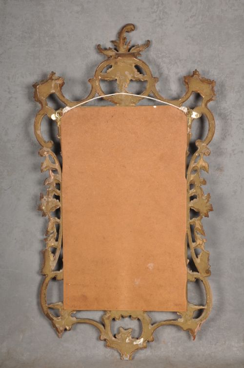 CHIPPENDALE STYLE GILTWOOD MIRROR - ADDITIONAL PHOTO 7