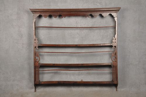 18th century oak wall rack - CATEGORY: ANTIQUE FURNITURE - DATED 18TH CENTURY