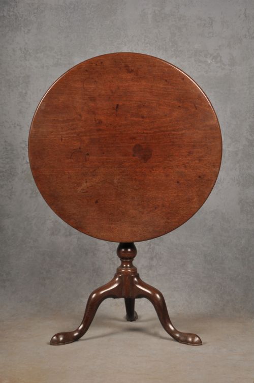18TH CENTURY MAHOGANY TRIPOD TABLE - ADDITIONAL PHOTO 1