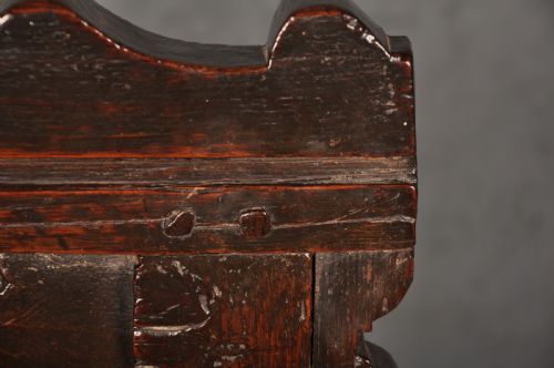 17TH CENTURY OAK WAINSCOT CHAIR - ADDITIONAL PHOTO 3