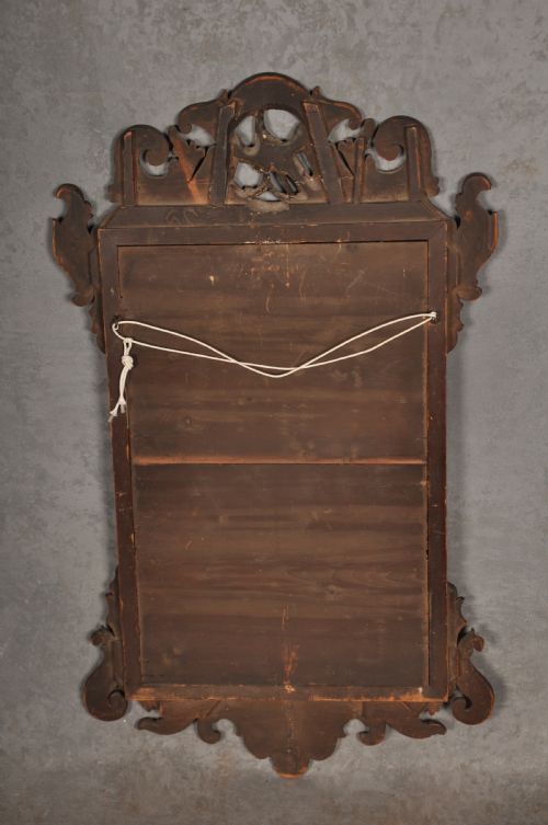 FINE 18TH CENTURY MAHOGANY CHIPPENDALE MIRROR - ADDITIONAL PHOTO 3