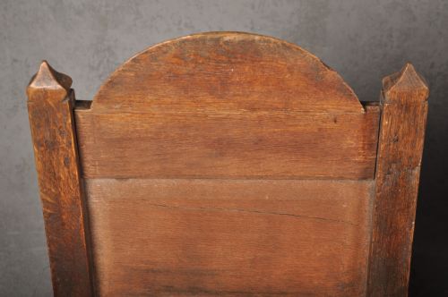 A RARE PAIR OF 17TH CENTURY OAK LANCASHIRE CHAIRS - ADDITIONAL PHOTO 8