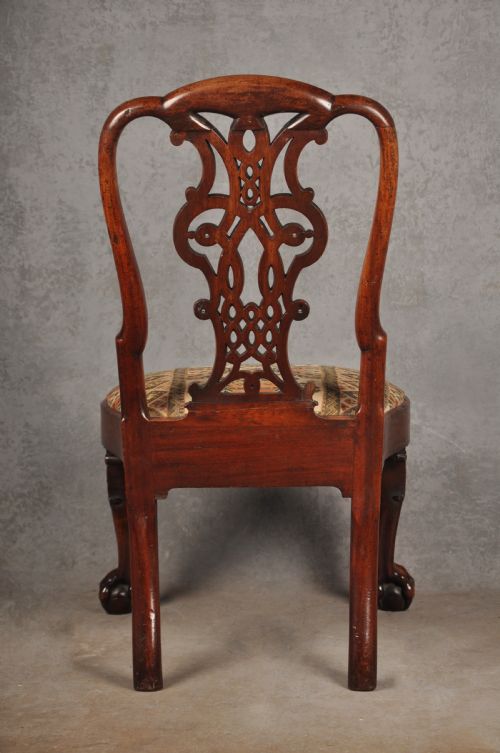 RARE GEORGE II MAHOGANY SIDE CHAIR - ADDITIONAL PHOTO 7