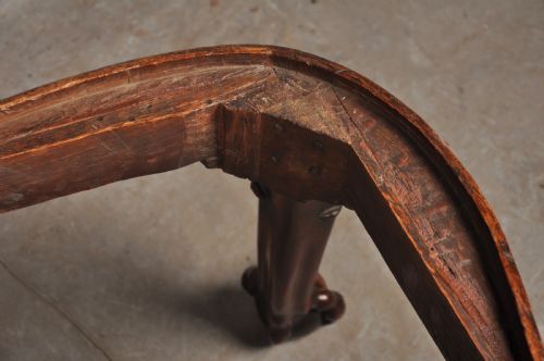 RARE GEORGE II MAHOGANY SIDE CHAIR - ADDITIONAL PHOTO 9