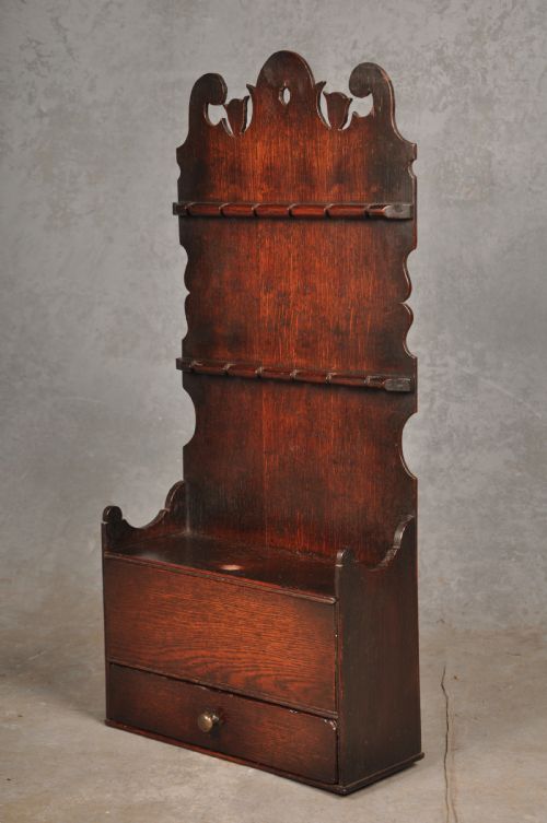 18TH CENTURY OAK SPOON RACK - ADDITIONAL PHOTO 2