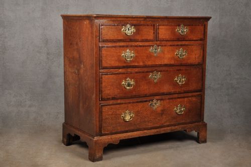 18TH CENTURY OAK CHEST OF DRAWERS - ADDITIONAL PHOTO 11