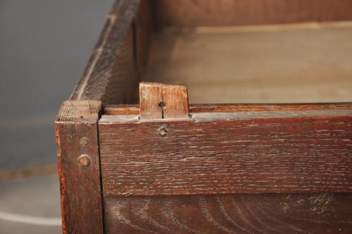 CHARLES II OAK CHEST OF DRAWERS - ADDITIONAL PHOTO 9