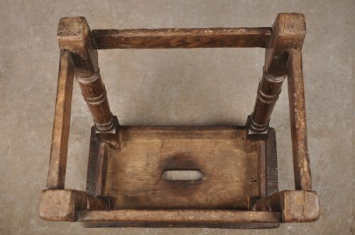 17TH CENTURY OAK JOINT STOOL - ADDITIONAL PHOTO 6