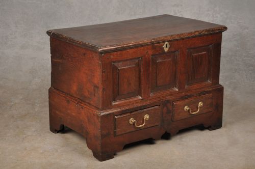 18TH CENTURY OAK COFFER BACH - ADDITIONAL PHOTO 1