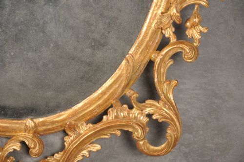 EARLY 19TH CENTURY GILTWOOD ROCOCO MIRROR - ADDITIONAL PHOTO 5