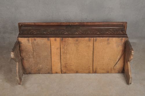 SMALL 17TH CENTURY OAK COFFER - ADDITIONAL PHOTO 13